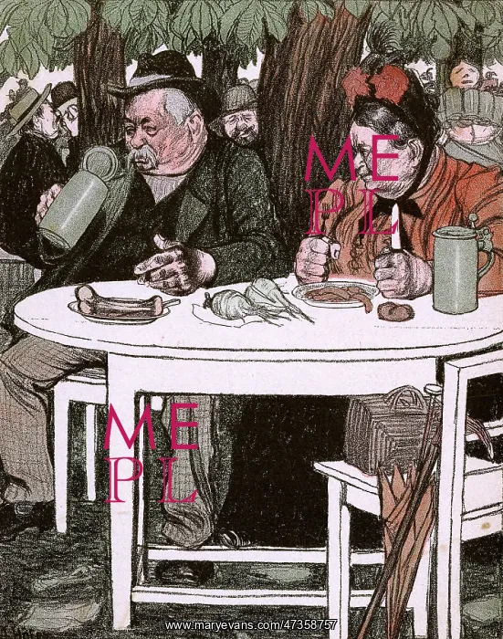 : BIERKELLER SCENE 1905 : BIERKELLER SCENE 1905