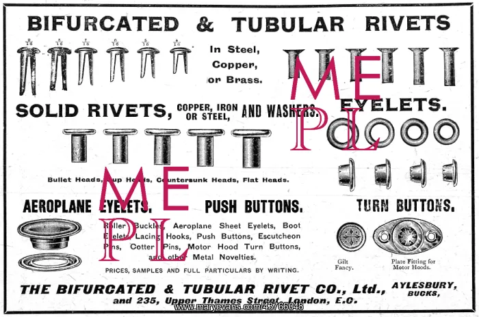 : Bifurcated & Tubular Rivets : Bifurcated & Tubular Rivets
