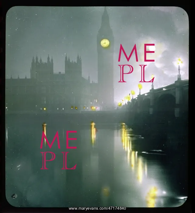  : Big Ben - Lantern Slide