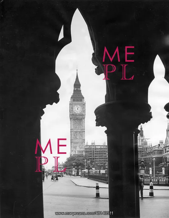 : Big Ben in London, 1935 : Big Ben in London, 1935
