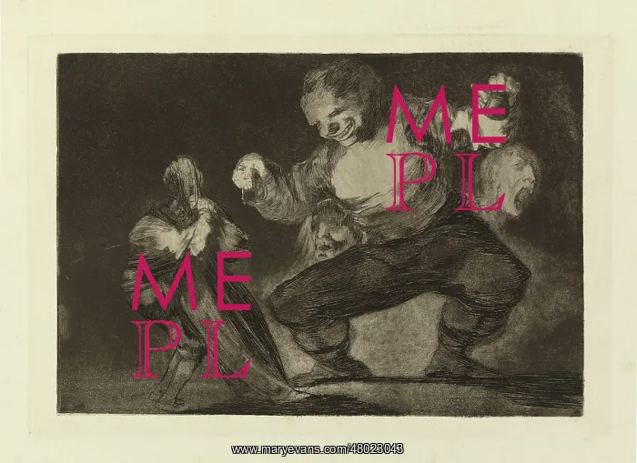 : Big booby. Francisco Goya (1746-1828). Los Disparates - Disparate de niais - Big booby : Big booby. Francisco Goya (1746-1828). Los Disparates - Disparate de niais - Big booby