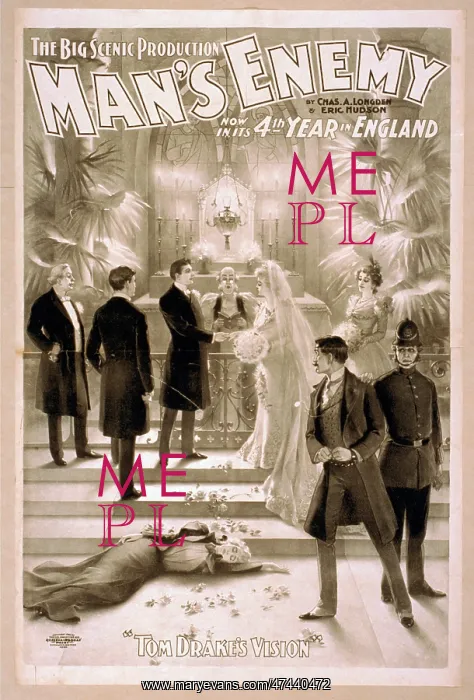 : The big scenic production, Man's enemy by Chas. A. Longdon & : The big scenic production, Man's enemy by Chas. A. Longdon &