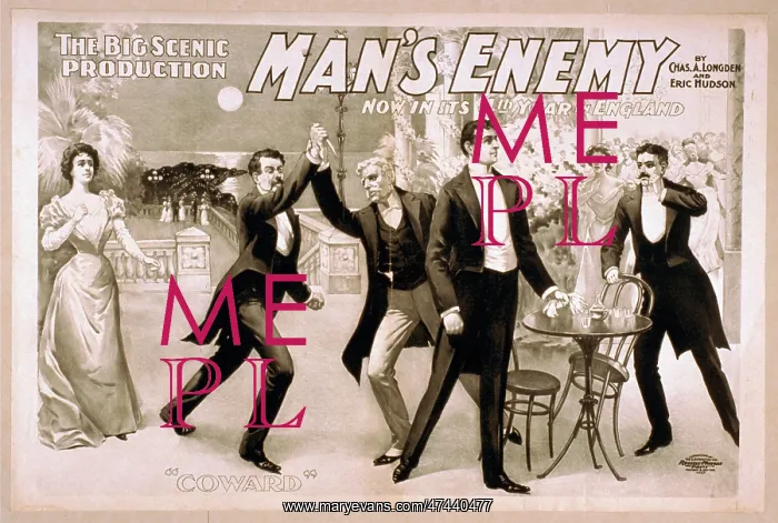 : The big scenic production, Man's enemy by Chas. A. Longdon a : The big scenic production, Man's enemy by Chas. A. Longdon a