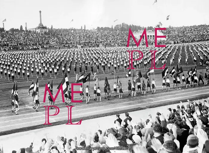 : Big school celebration in Berlin, 1933 : Big school celebration in Berlin, 1933