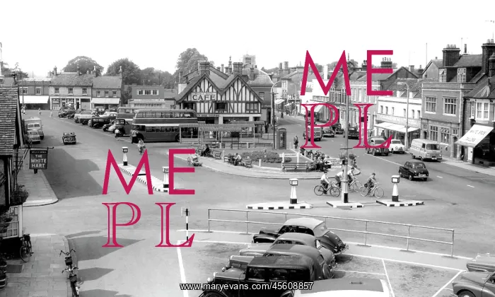  : Biggleswade, Market Place c1955