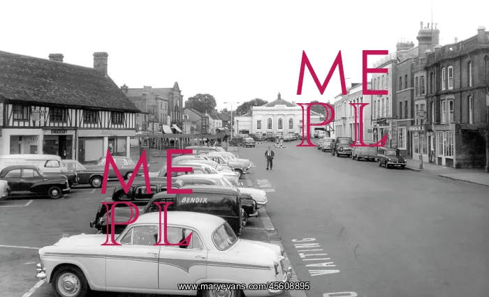  : Biggleswade, Market Square c1955