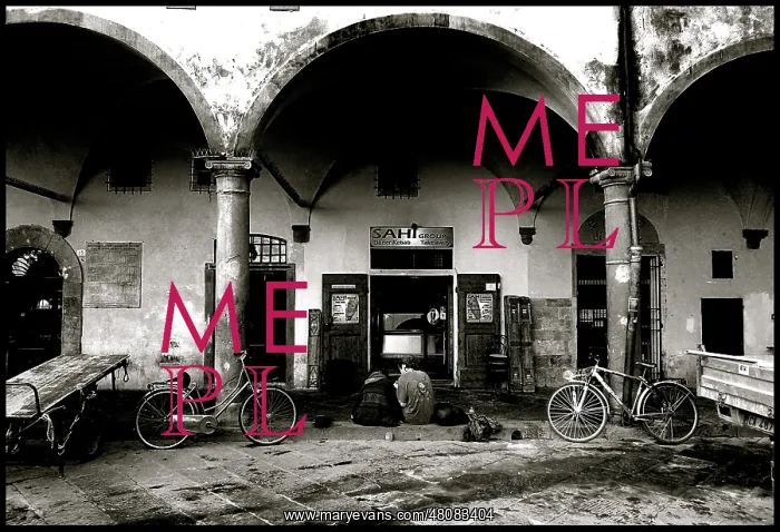  : Two bikes in piazza Pisa Italy
