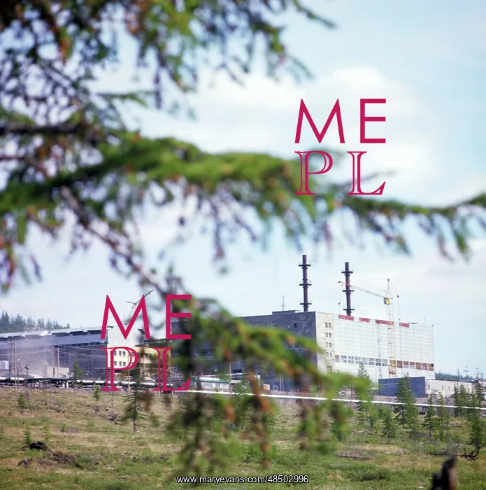 : Bilibino nuclear power plant, 1977 : Bilibino nuclear power plant, 1977