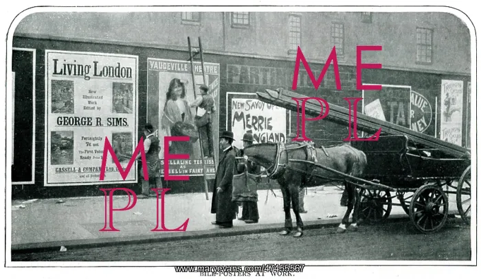 : Bill-posters 1900 : Bill-posters 1900