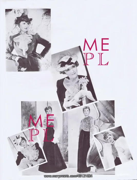 : Billie Burke wearing range of Dolly Tree creations : Billie Burke wearing range of Dolly Tree creations
