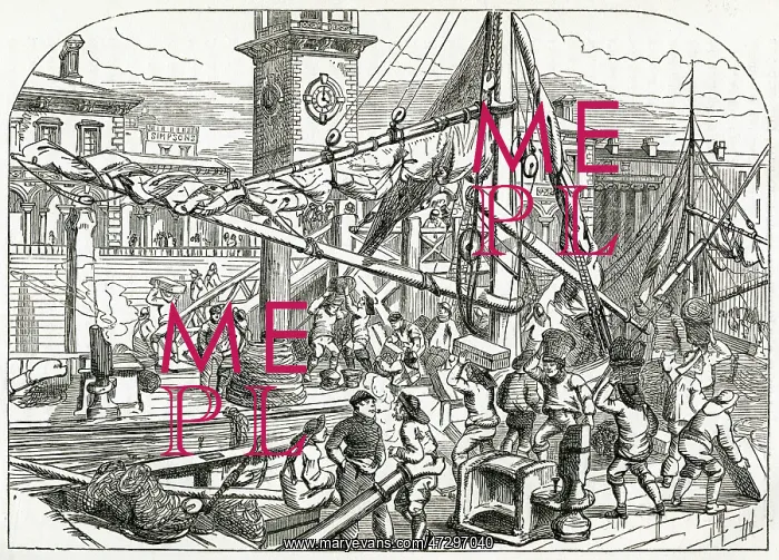 : Billingsgate fish market 1862 : Billingsgate fish market 1862
