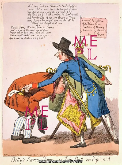 : Billy's Raree-Show or John Bull en lighten'd : Billy's Raree-Show or John Bull en lighten'd