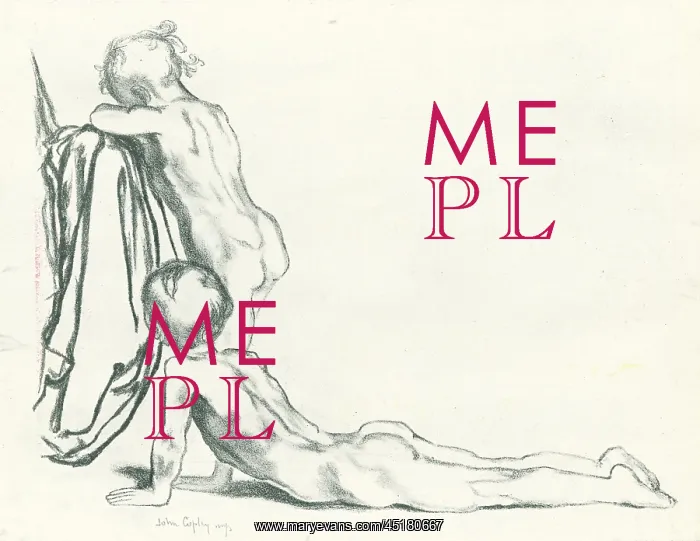 : Due Bimbi. A lithograph portrait study of two nude children : Due Bimbi. A lithograph portrait study of two nude children