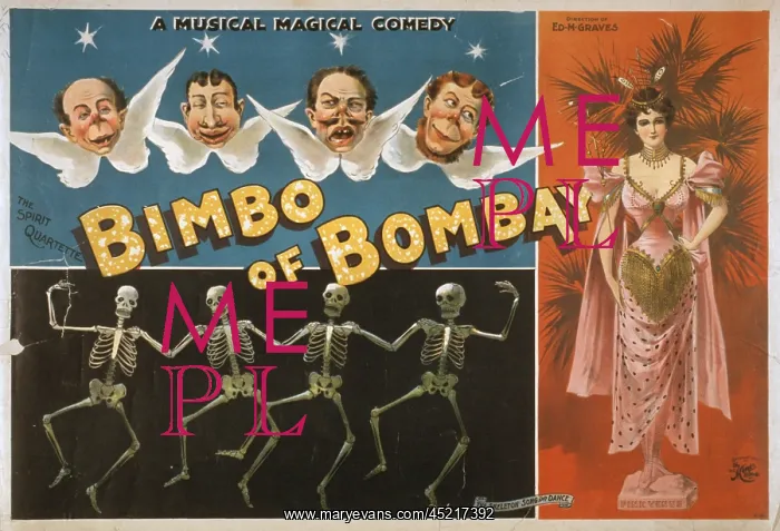 : Bimbo of Bombay, advertisement for a magic ? : Bimbo of Bombay, advertisement for a magic ?