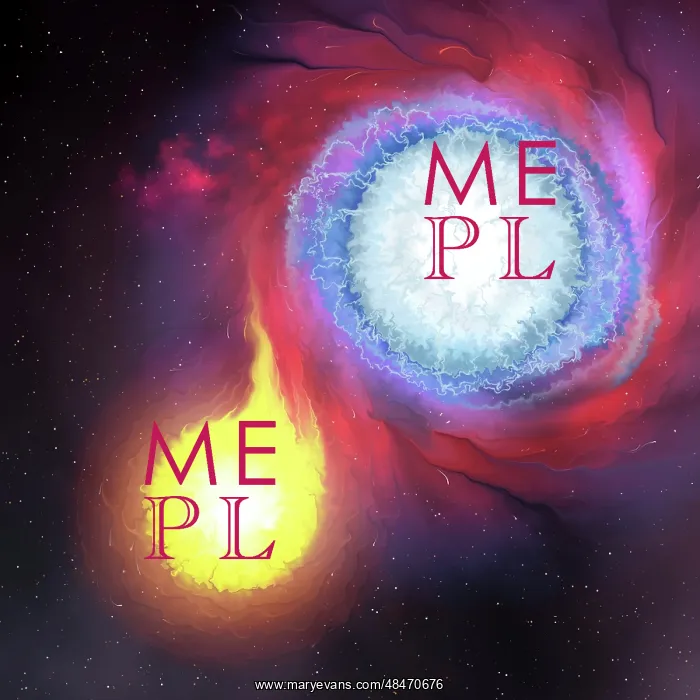 : A binary star system : A binary star system