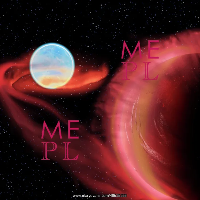 : A binary star system : A binary star system