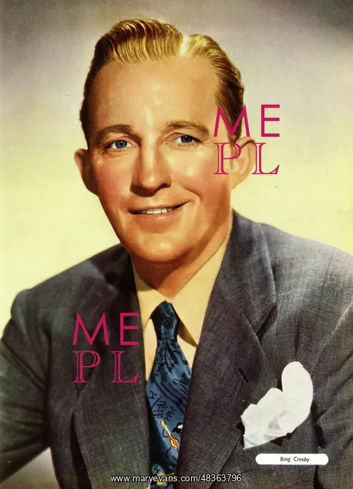  : Bing Crosby, American singer and actor