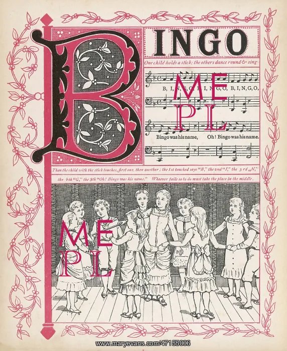 : Bingo Game and Rhyme : Bingo Game and Rhyme