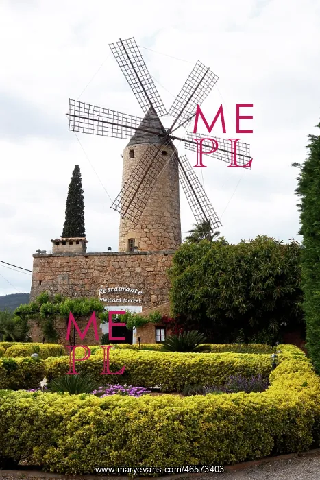  : Binialla, Mallorca, Spain, - Windmill