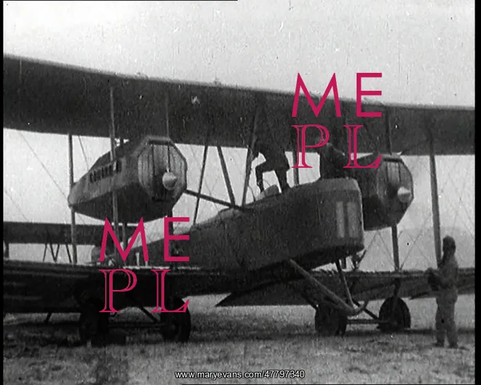: Biplane Taxiing Before Take Off : Biplane Taxiing Before Take Off