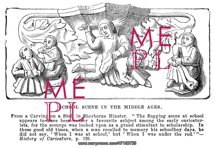 : Birching a schoolboy : Birching a schoolboy