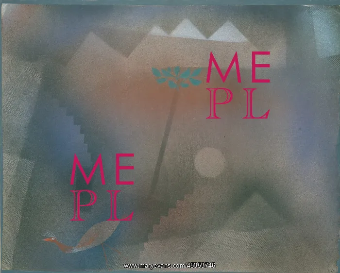 : BIRD WANDERING OFF, by Paul Klee : BIRD WANDERING OFF, by Paul Klee