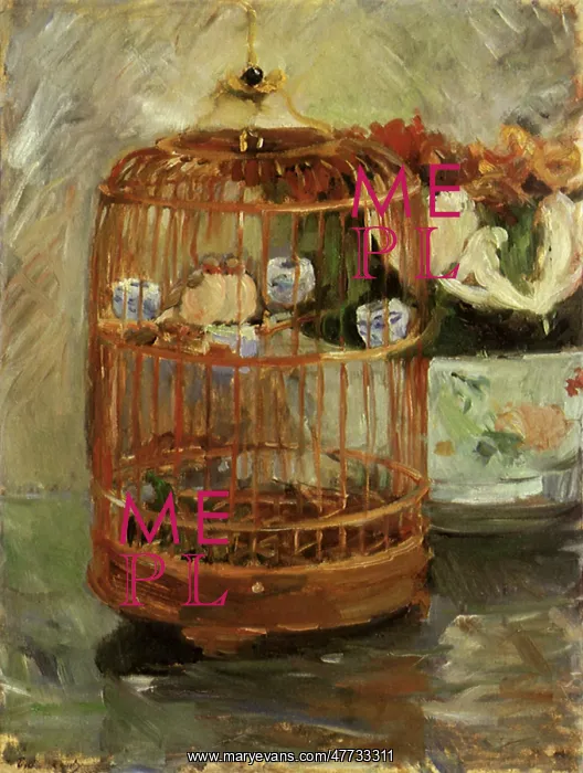  : The Birdcage, by Berthe Morisot