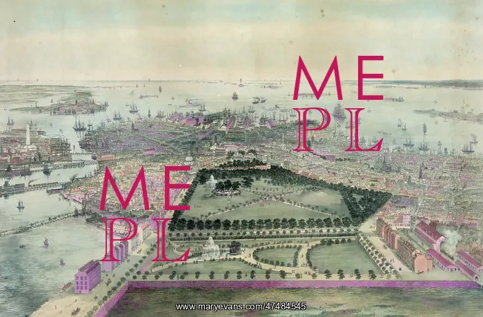  : Bird's eye view of Boston