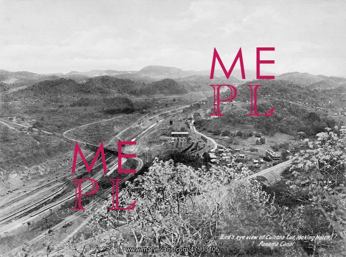  : Birds eye view of Culebra Cut