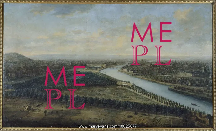 : Bird's eye view of Paris from the Champs-Elysees : Bird's eye view of Paris from the Champs-Elysees
