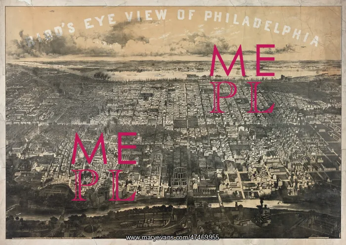 : Bird's eye view of Philadelphia : Bird's eye view of Philadelphia