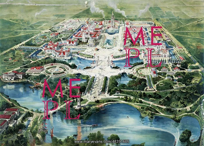 : A birdseye view of the Pan-American Exposition : A birdseye view of the Pan-American Exposition