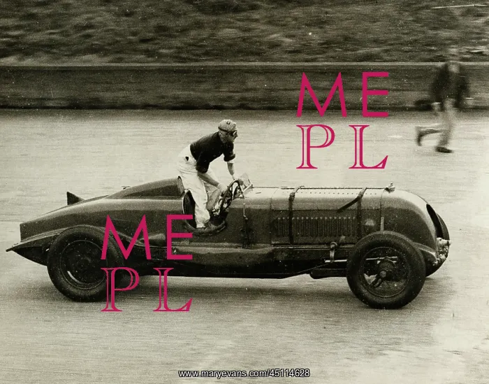 : Birkin in the Birkin Bentley jumping from fire at 80 mph : Birkin in the Birkin Bentley jumping from fire at 80 mph