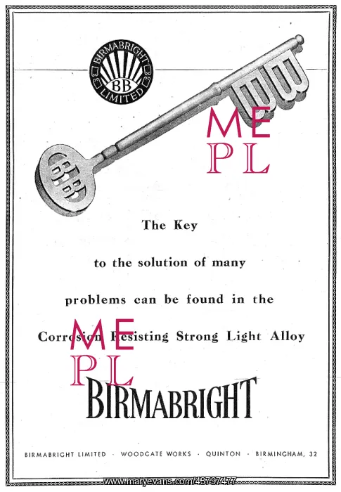 : Birmabright Light Alloys : Birmabright Light Alloys