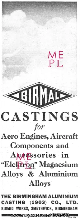 : Birmal: Birmingham Aluminium - Elektron : Birmal: Birmingham Aluminium - Elektron