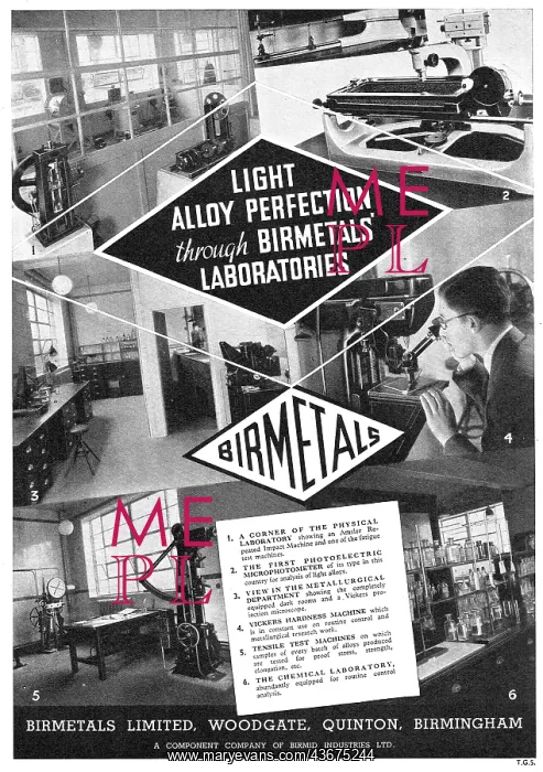  : Birmetals Light Alloys
