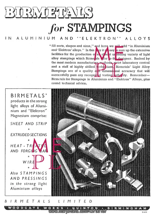 : Birmetals - Woodgate Works. Quinton. Birmingham : Birmetals - Woodgate Works. Quinton. Birmingham
