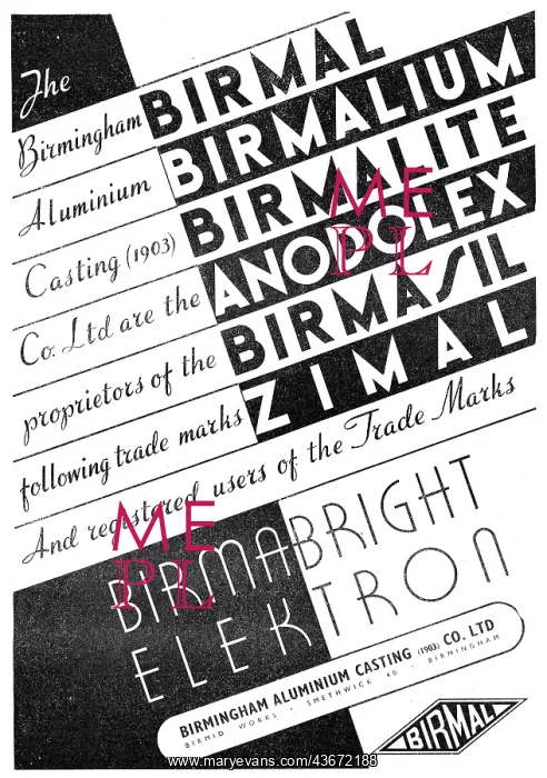 : Birmingham Aluminium - Birmal - Birmid : Birmingham Aluminium - Birmal - Birmid