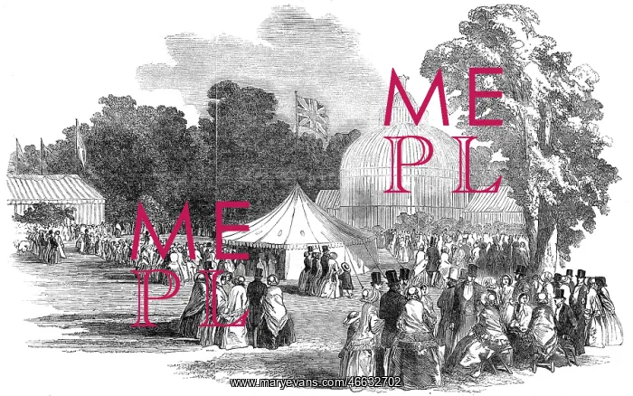 : Birmingham Botanic garden, 1851 : Birmingham Botanic garden, 1851