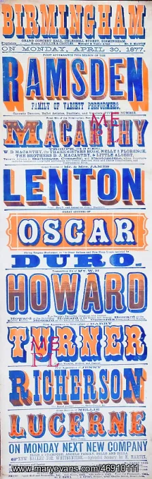  : The Birmingham - Theatre Poster