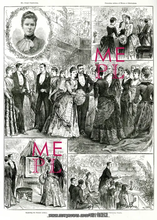: Birmingham welcome to Mr and Mrs Chamberlain 1899 : Birmingham welcome to Mr and Mrs Chamberlain 1899