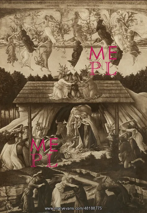 : The birth of Christ by Sandro Boticelli : The birth of Christ by Sandro Boticelli