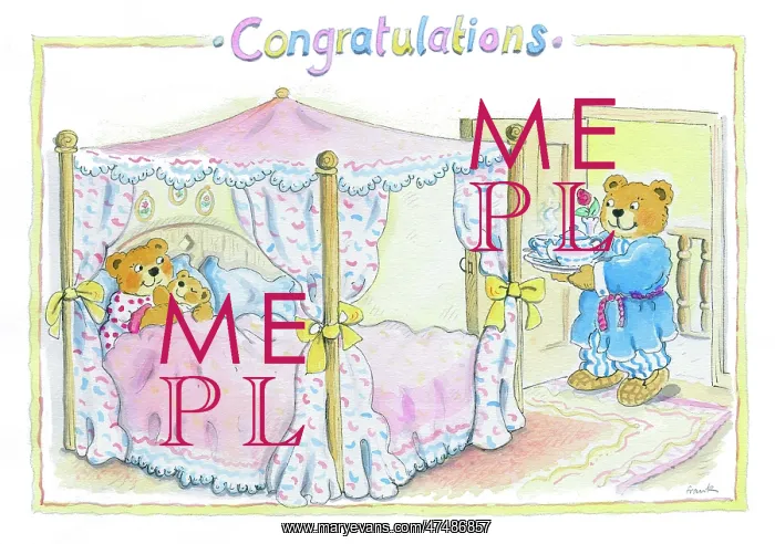 : Birth Congratulations with Teddy Bears : Birth Congratulations with Teddy Bears