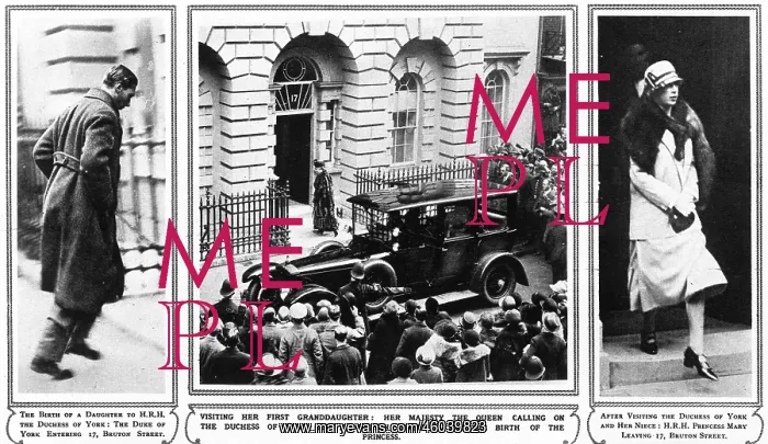 : The birth of Princess Elizabeth, 1926 : The birth of Princess Elizabeth, 1926