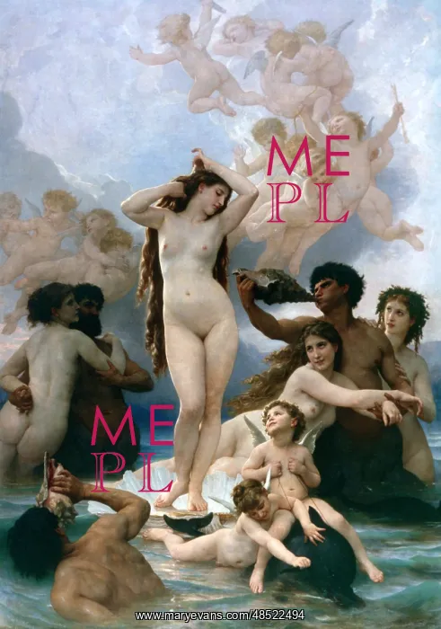 : The Birth of Venus Artist: William-Adolphe Bouguereau : The Birth of Venus Artist: William-Adolphe Bouguereau
