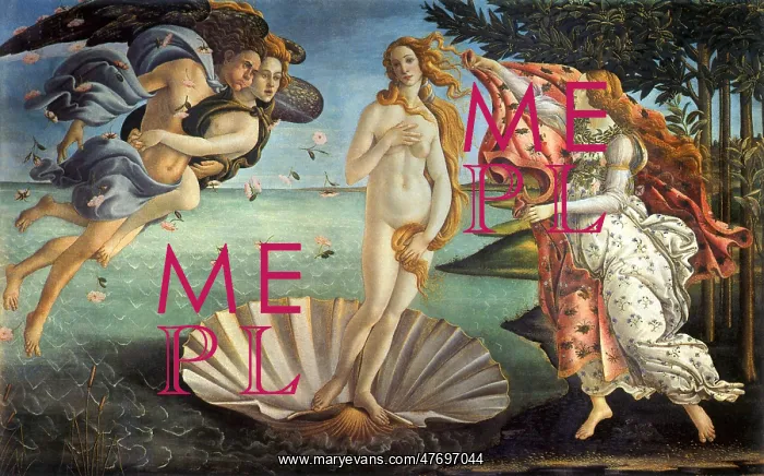 : The Birth of Venus, by Botticelli : The Birth of Venus, by Botticelli