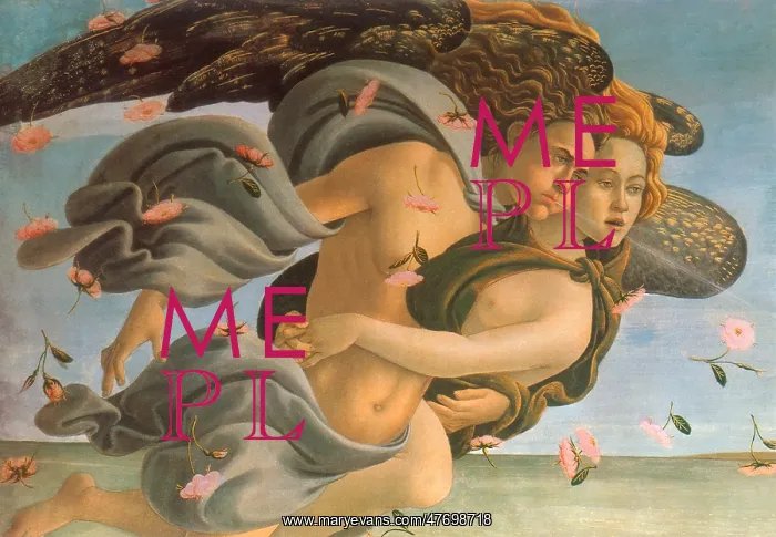 : The Birth of Venus (detail), by Botticelli : The Birth of Venus (detail), by Botticelli