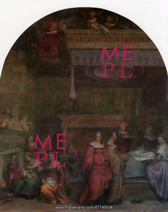 : Birth of the Virgin, by Andrea del Sarto : Birth of the Virgin, by Andrea del Sarto