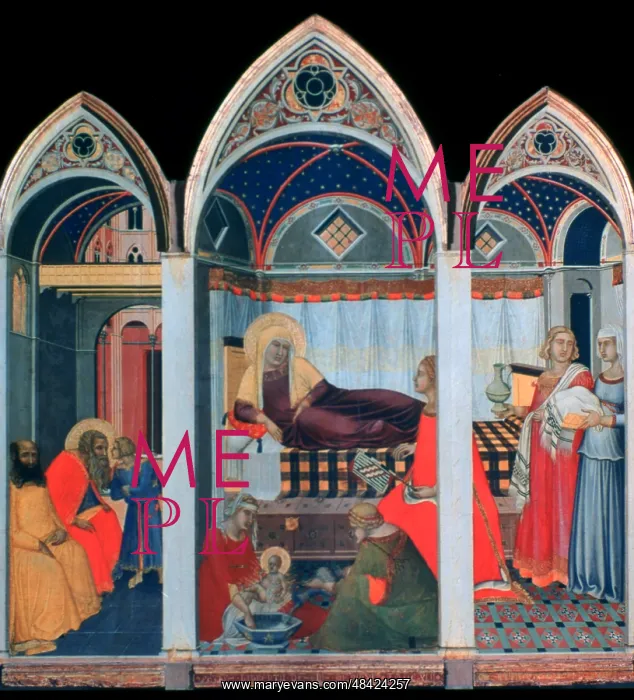 : Birth of the Virgin Artist: Pietro Lorenzetti : Birth of the Virgin Artist: Pietro Lorenzetti