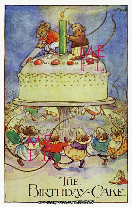 : The birthday cake : The birthday cake